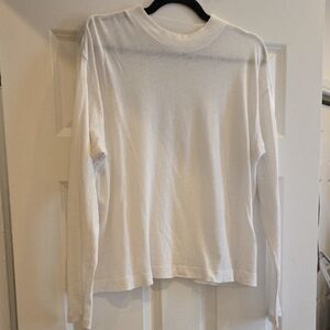 Vince Cream Long Sleeve Top